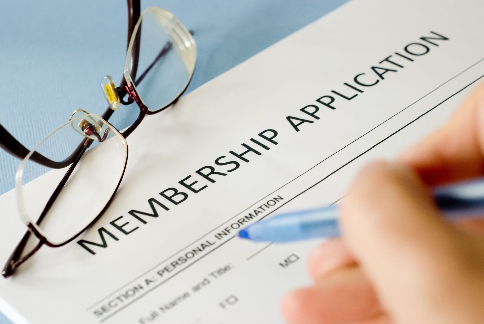 membership application form